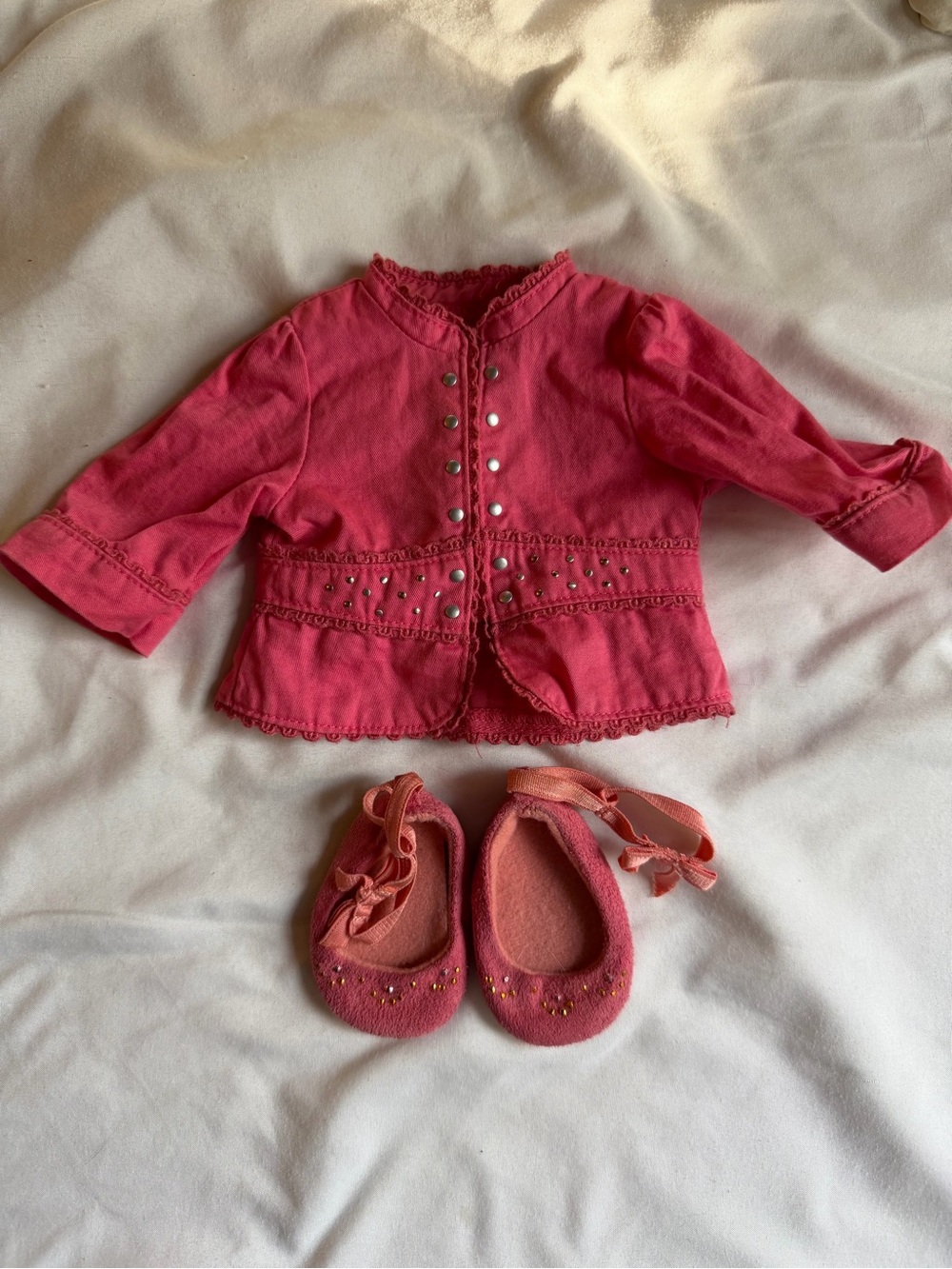 american girl of the year 2007 nickis gala outfit doll top and shoes
